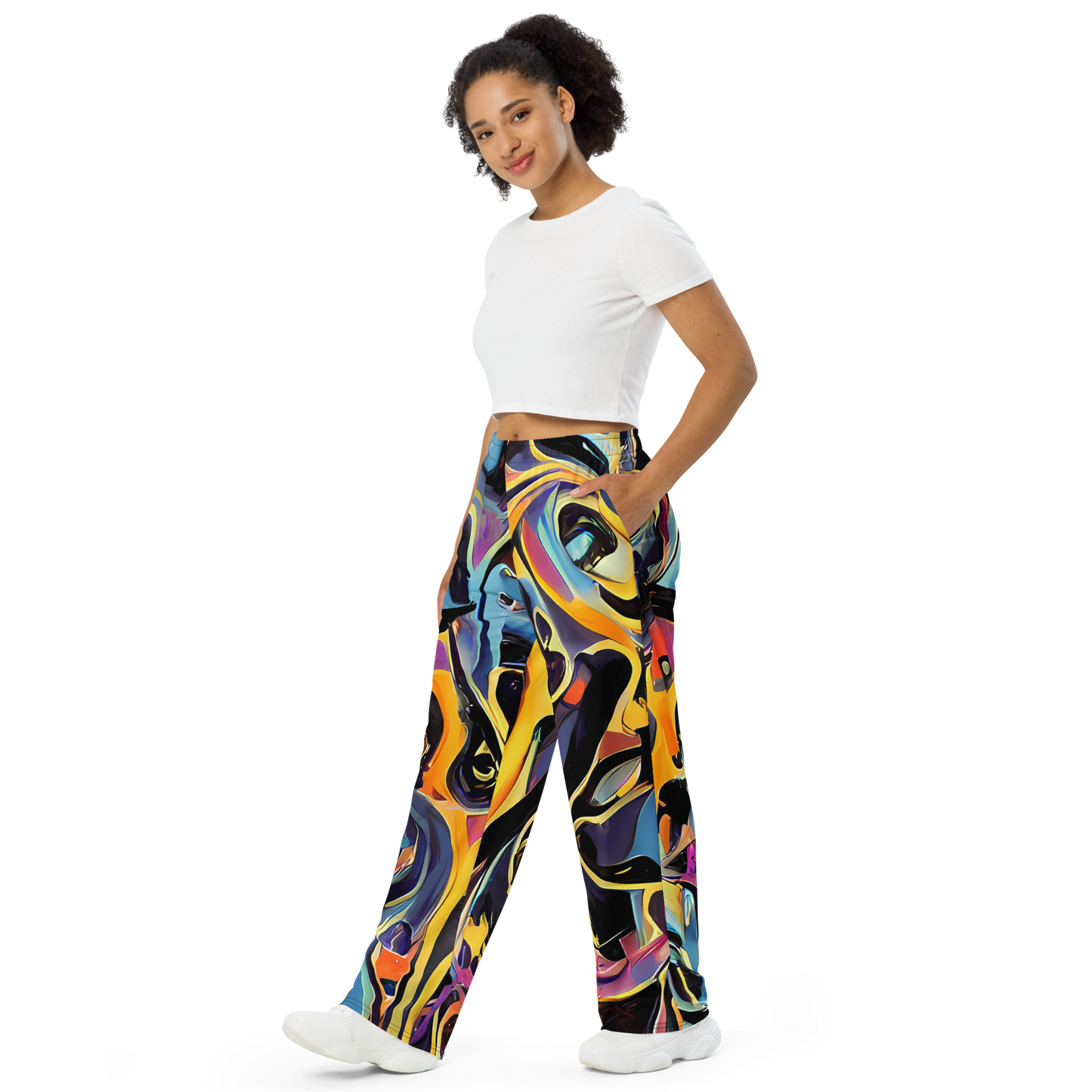 Wide-Leg Pants - Newtonian Rhapsody