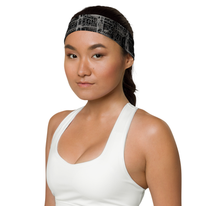 Headband - Monochrome Mesh