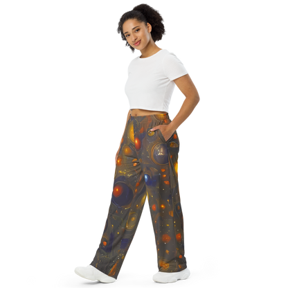 Wide-Leg Pants - Chromal Flux