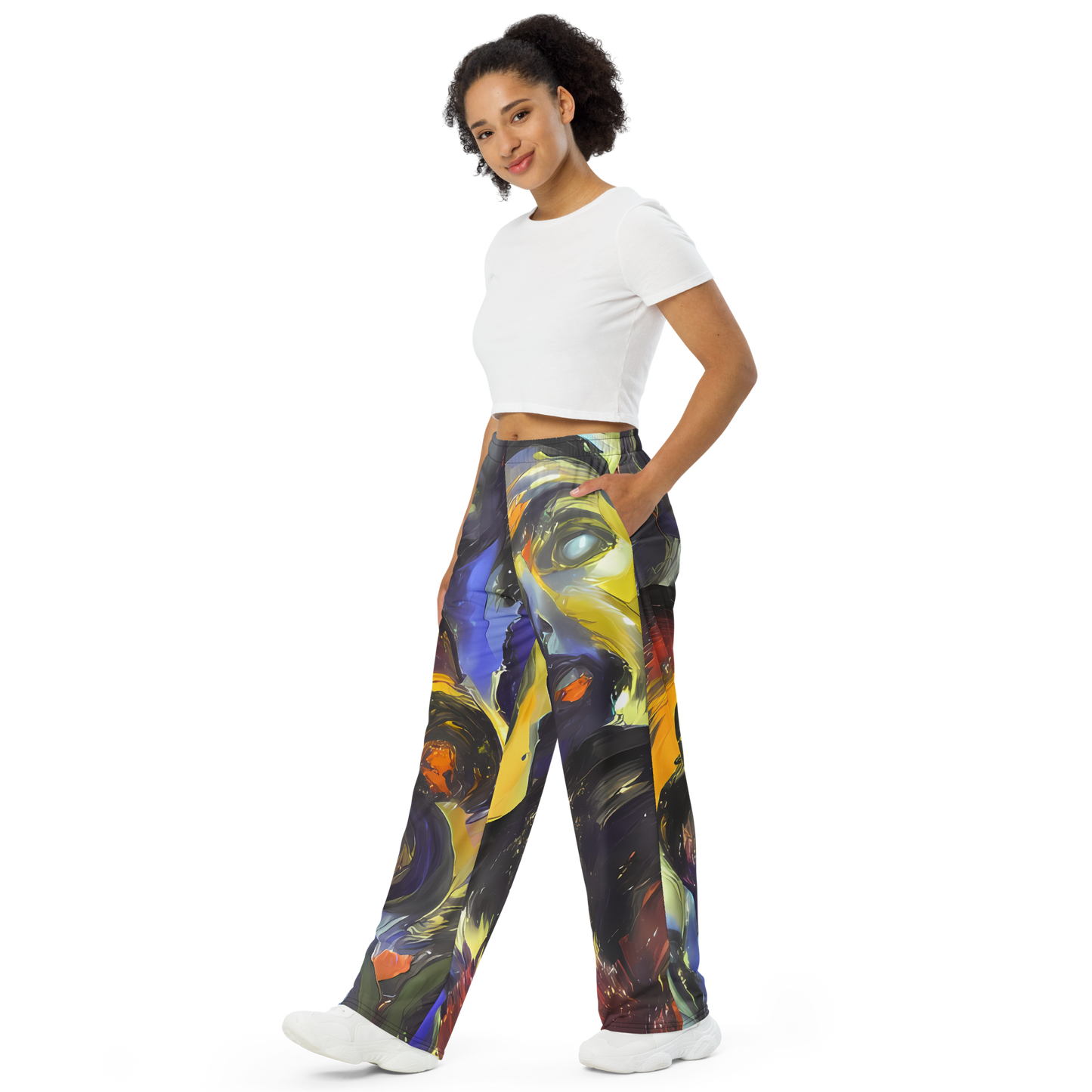 Wide-Leg Pants - Corinthian Gaze