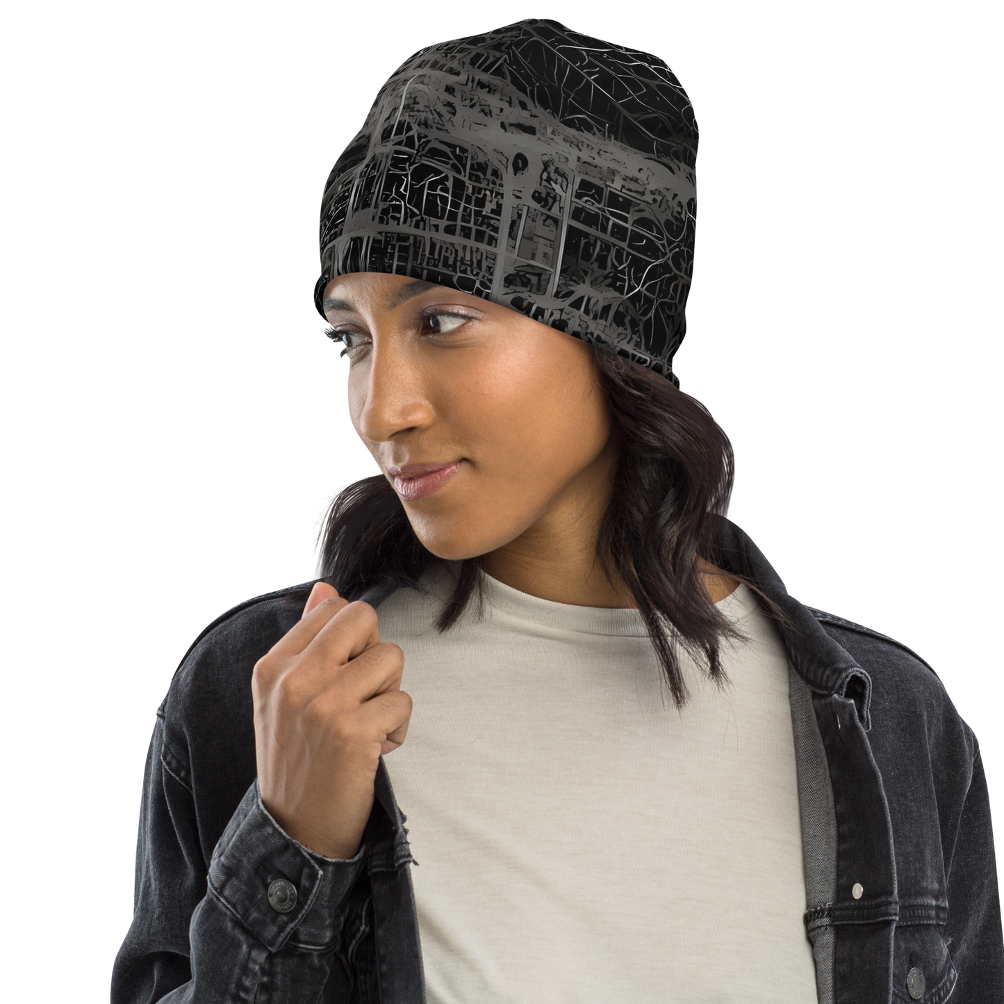 Beanie - Monochrome Mesh