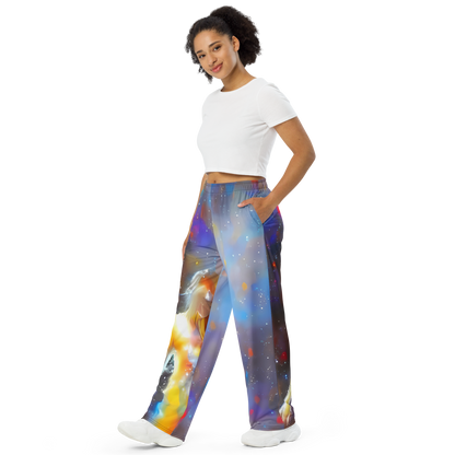 Wide-Leg Pants - Impressionist Drift