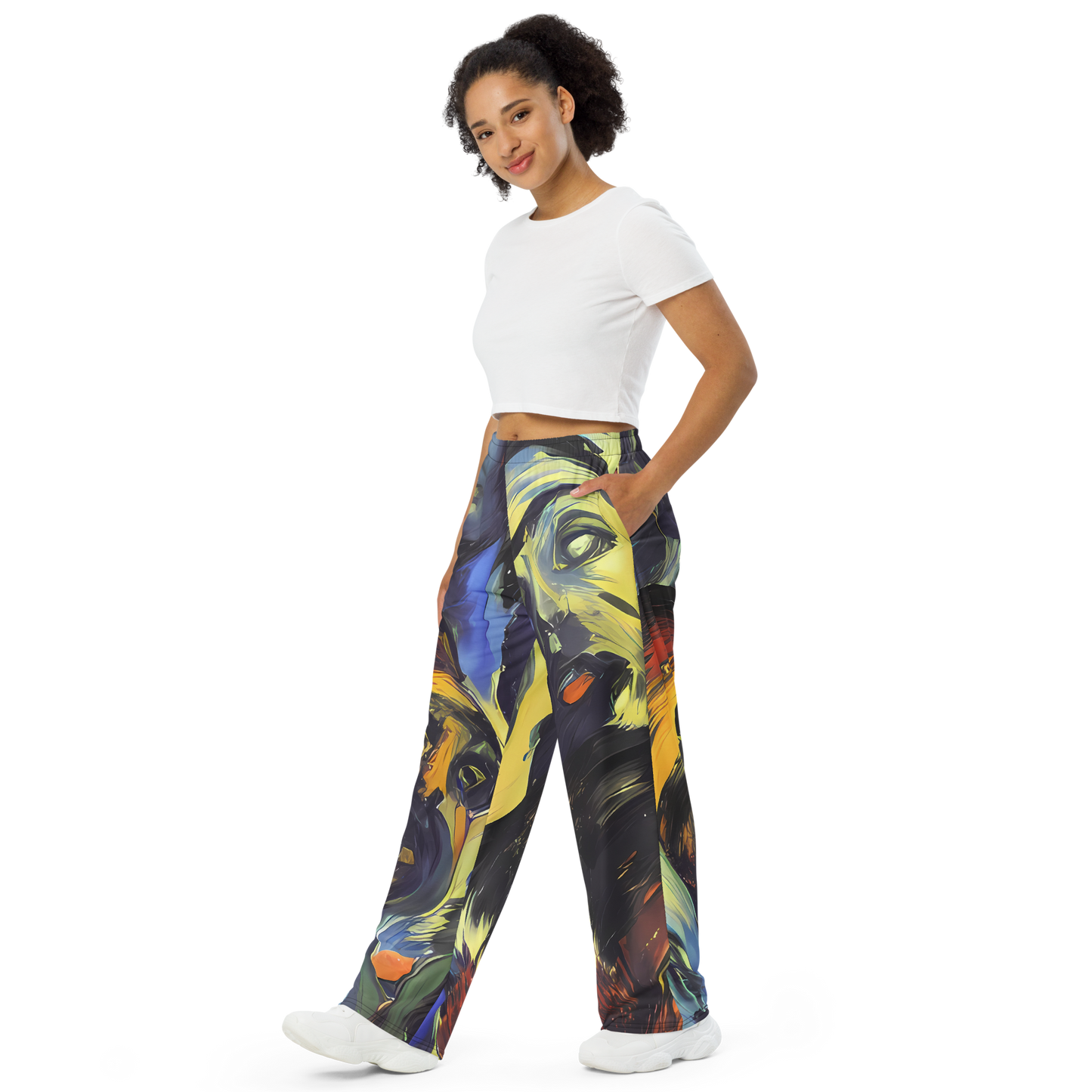 Wide-Leg Pants - Cosmic Visages