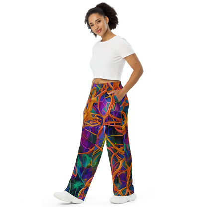 Wide-Leg Pants - Spectral Weave