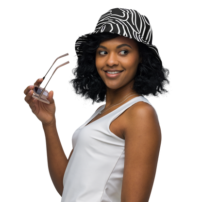 Reversible Bucket Hat - Acconci Waves