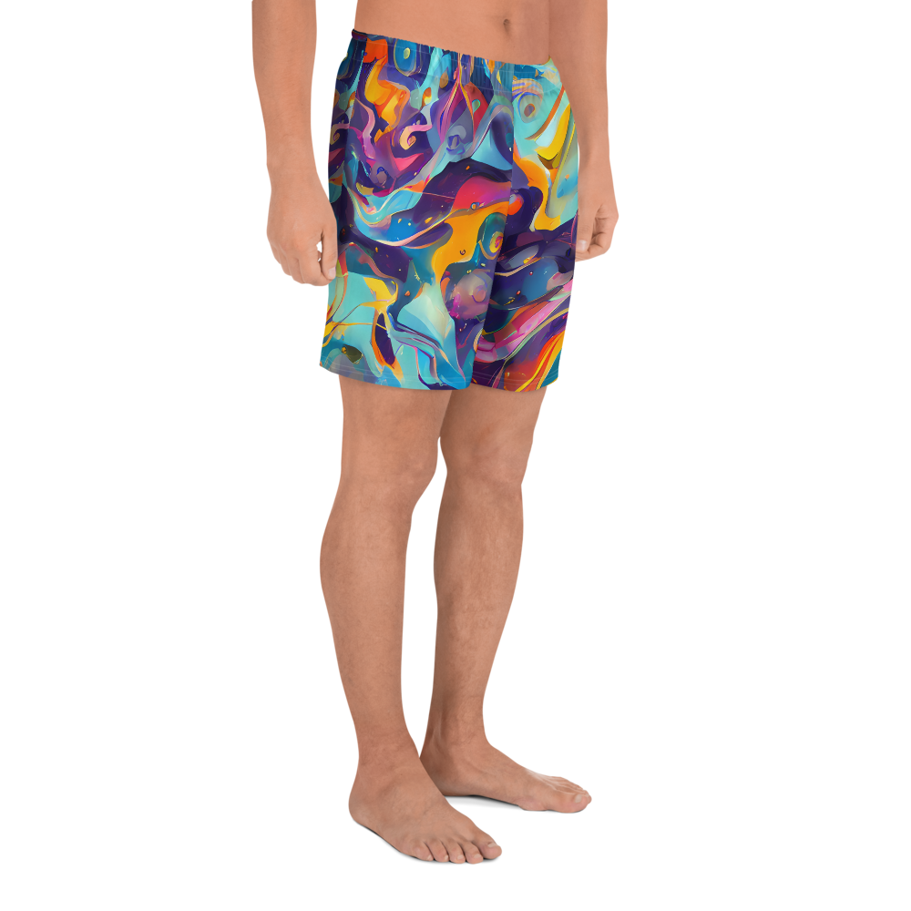 Men's Athletic Shorts - Whimsical Fusion