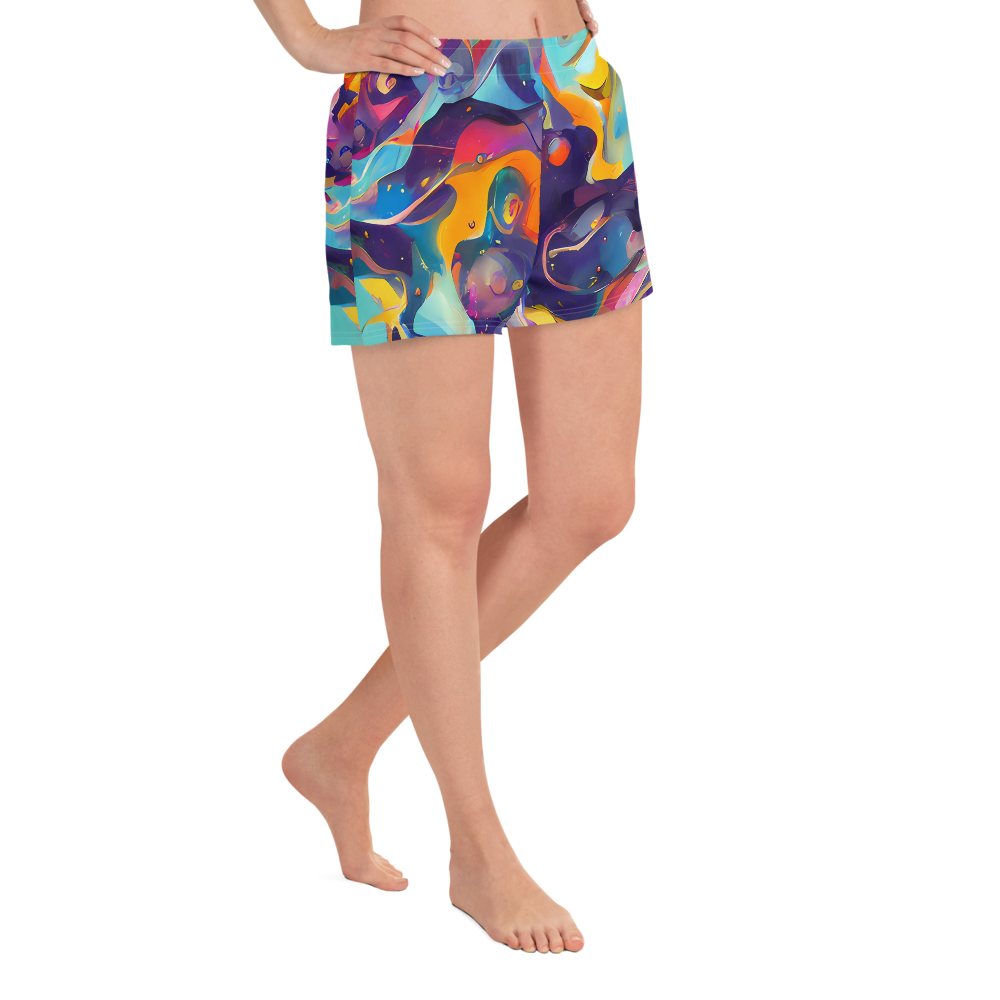 Women’s Athletic Shorts - Whimsical Fusion