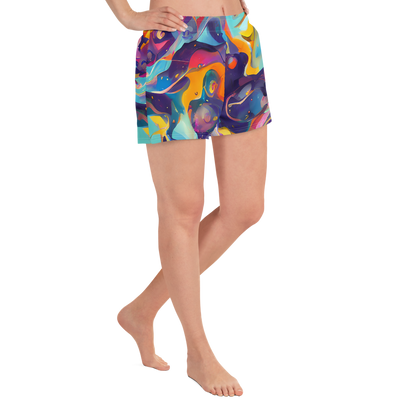 Women’s Athletic Shorts - Whimsical Fusion