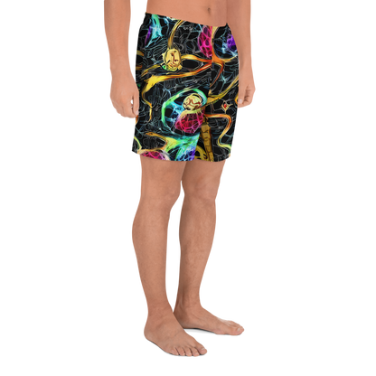 Men's Athletic Shorts - Psychedelic Pulsar