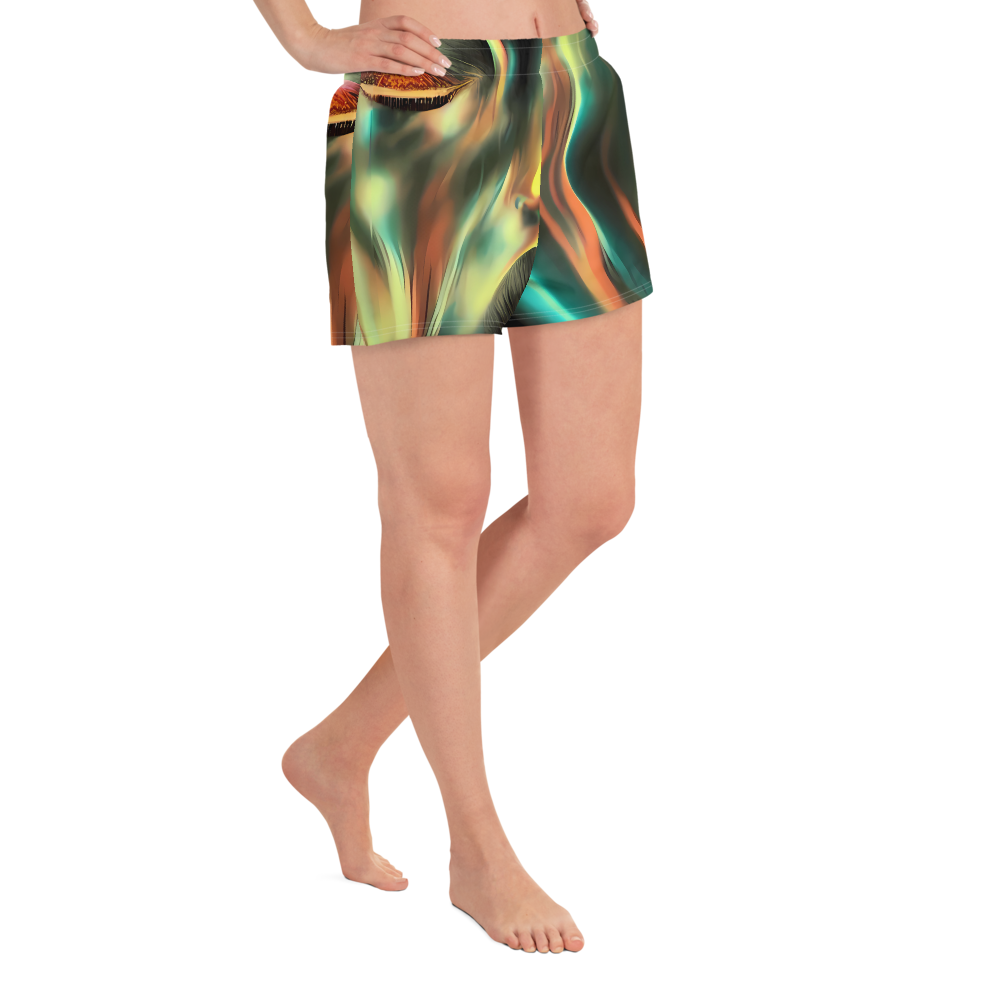Women’s Athletic Shorts - Newtonian Visage