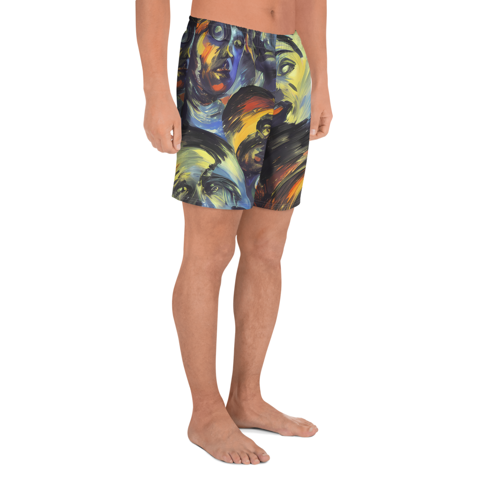 Men's Athletic Shorts - Cosmic Visages