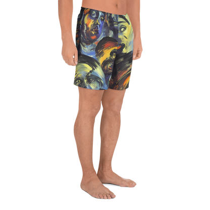 Men's Athletic Shorts - Cosmic Visages