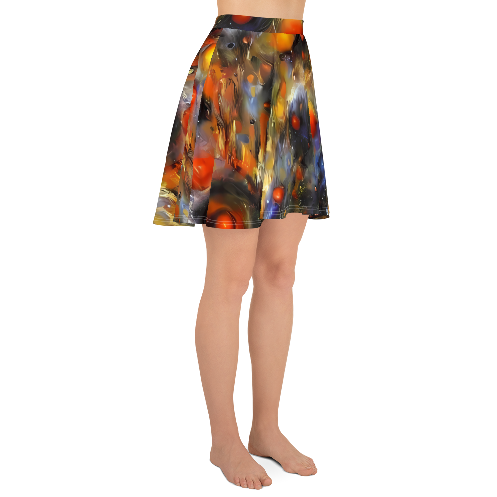 Skater Skirt - Brushstroke Blaze