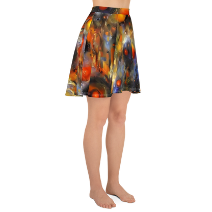 Skater Skirt - Brushstroke Blaze