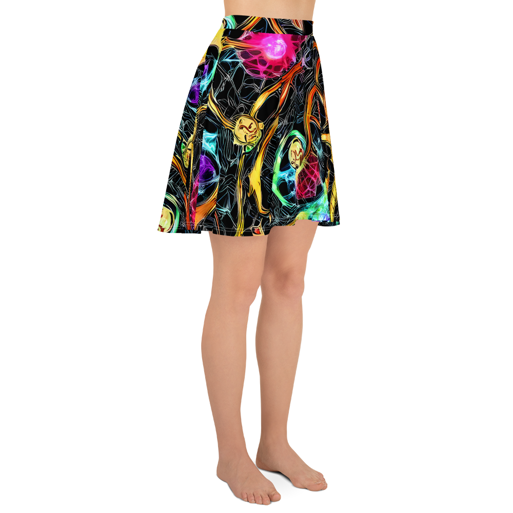 Skater Skirt - Psychedelic Pulsar