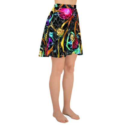 Skater Skirt - Psychedelic Pulsar