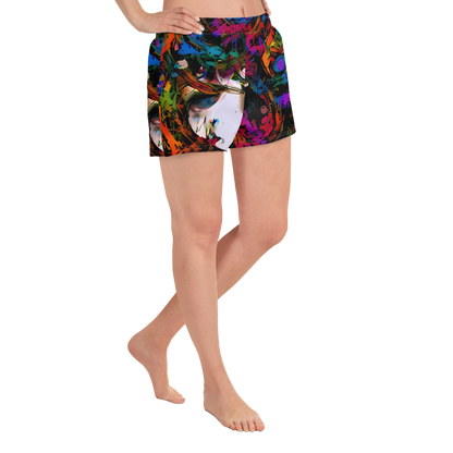 Women’s Athletic Shorts - Sultry Smoke