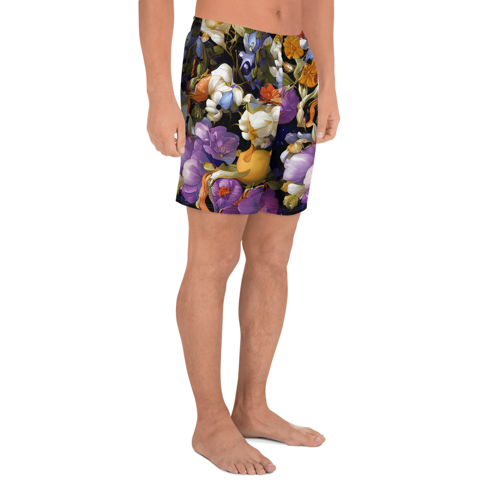 Men's Athletic Shorts - Blooming Cosmos