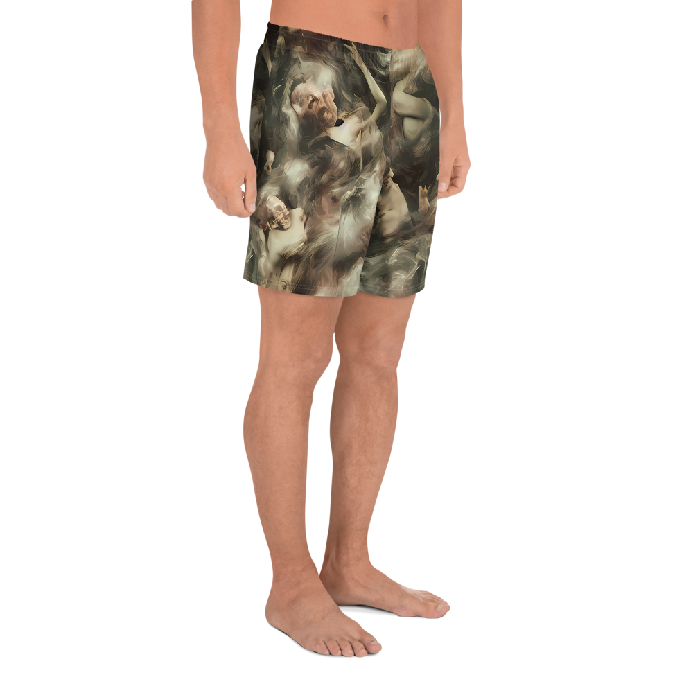 Men's Athletic Shorts - Ceramic Swirl