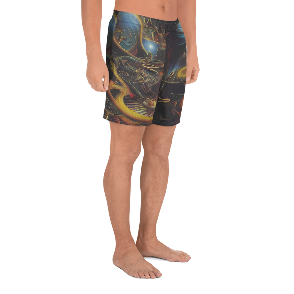 Men's Athletic Shorts - Galactic Swirl