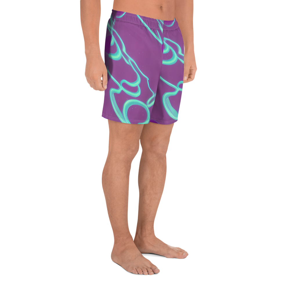 Men's Athletic Shorts - Neon Drift