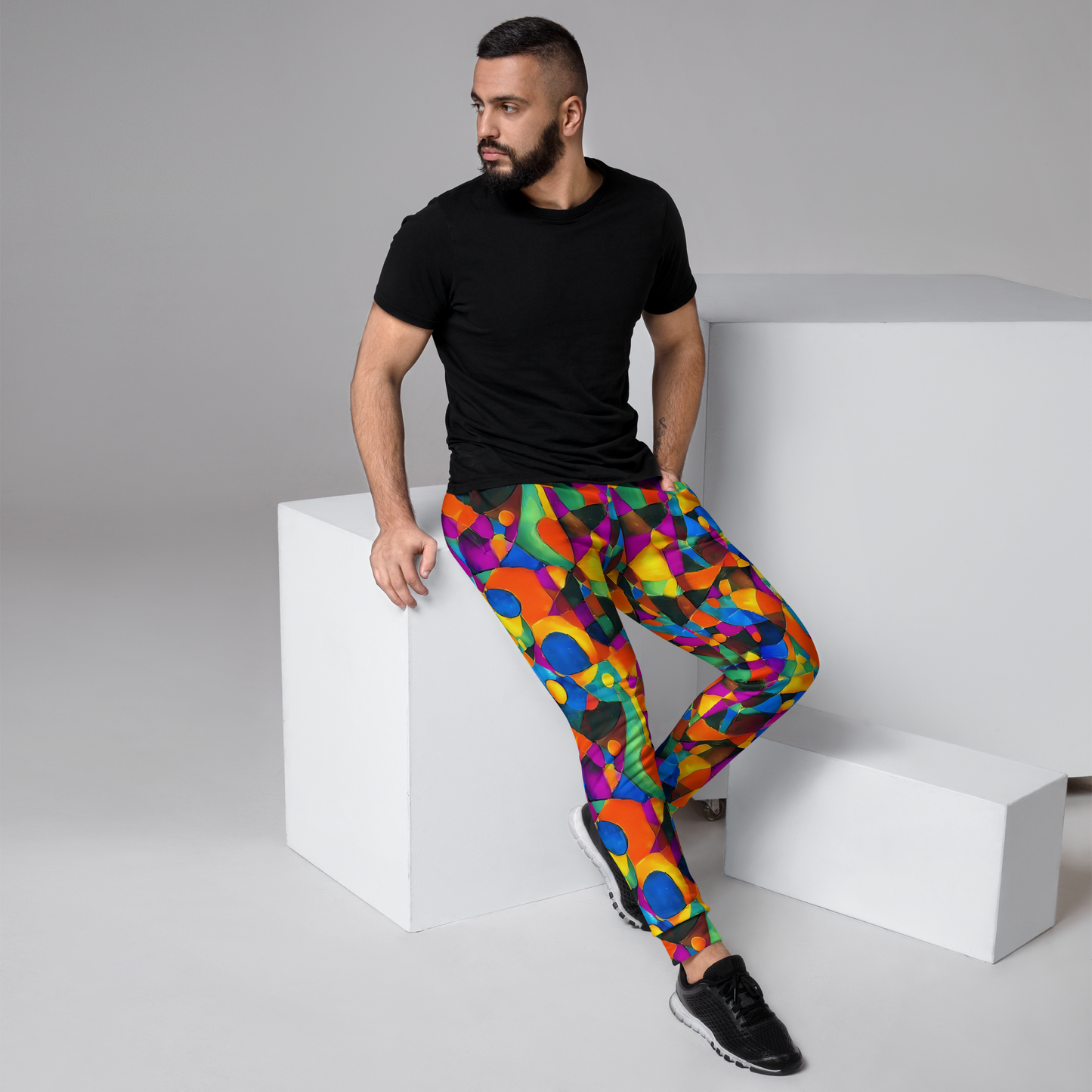 Men’s Joggers - Galactic Jigsaw