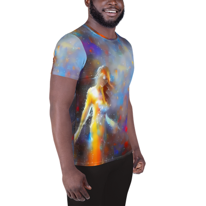 Men's Athletic T-Shirt - Impressionist Drift