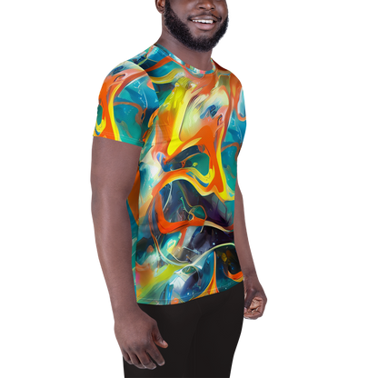 Men's Athletic T-Shirt - Cecily’S Swirl