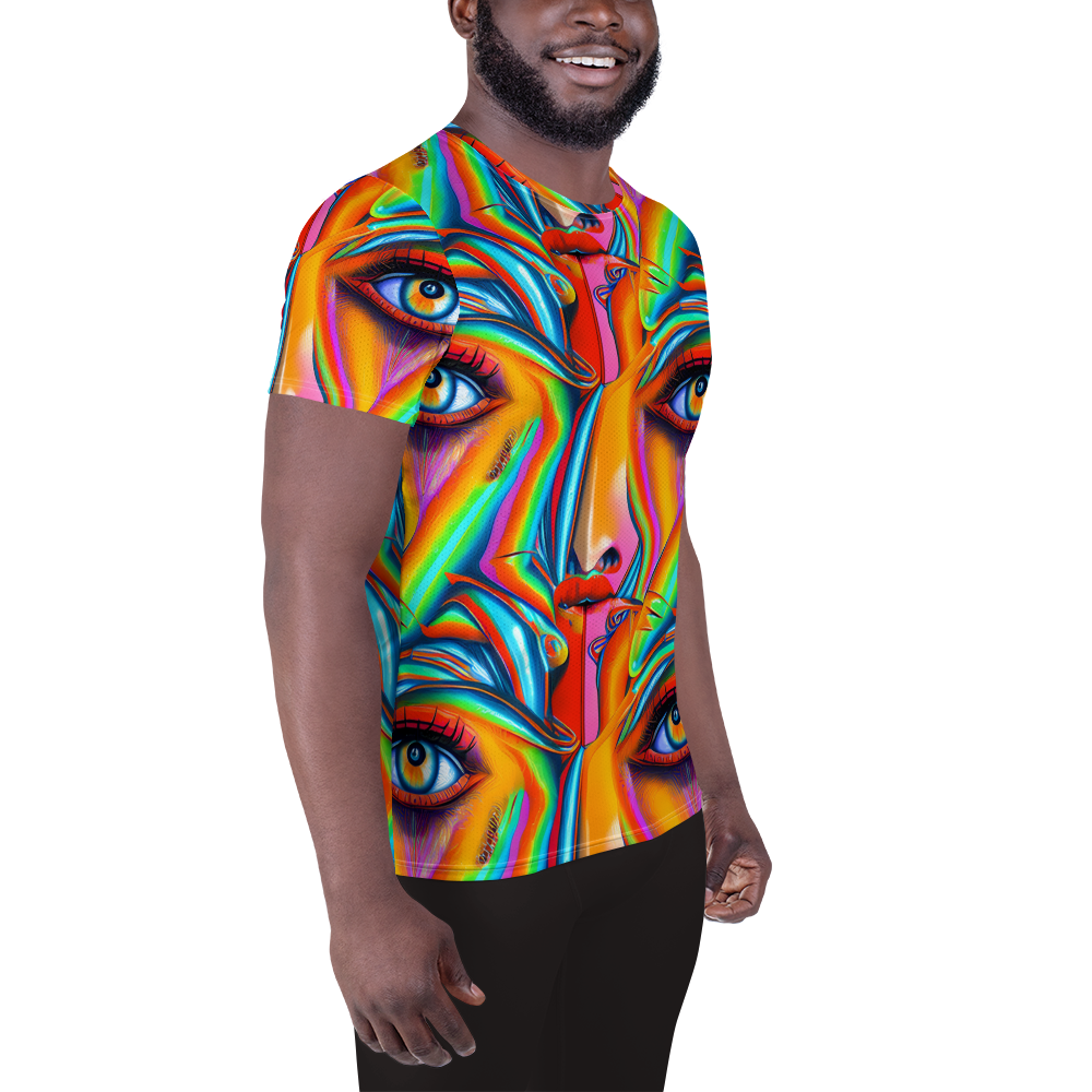 Men's Athletic T-Shirt - Kaleidovisions