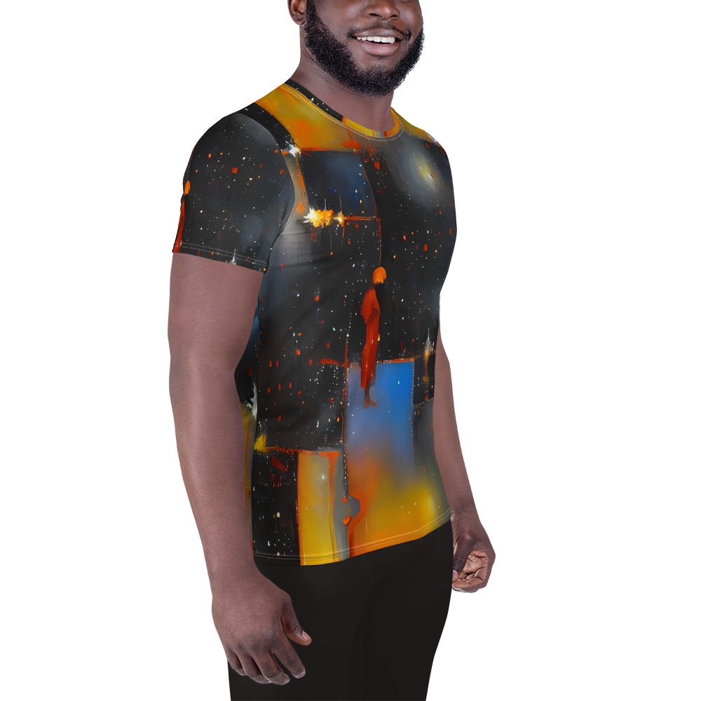 Men's Athletic T-Shirt - Monet's Matrix