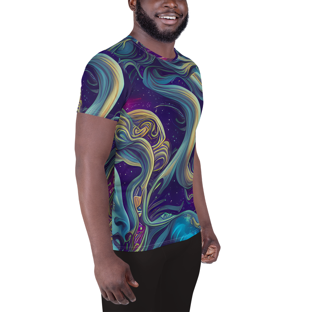 Men's Athletic T-Shirt - Stellar Waves