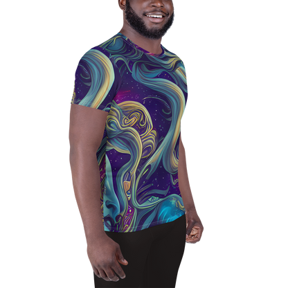 Men's Athletic T-Shirt - Stellar Waves