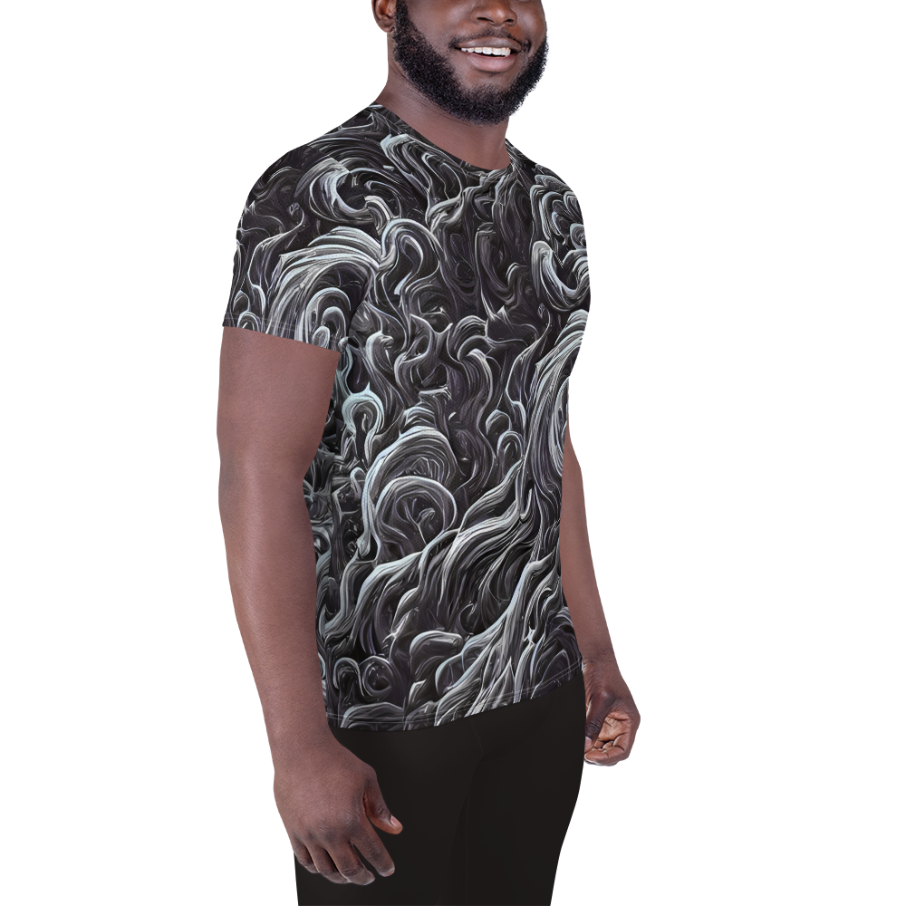 Men's Athletic T-Shirt - Savrasov Swirls