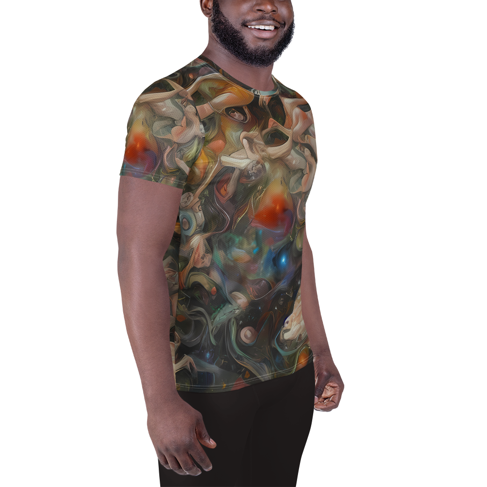 Men's Athletic T-Shirt - Copper Swirl