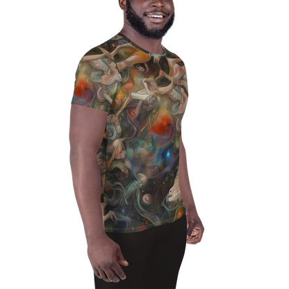 Men's Athletic T-Shirt - Copper Swirl