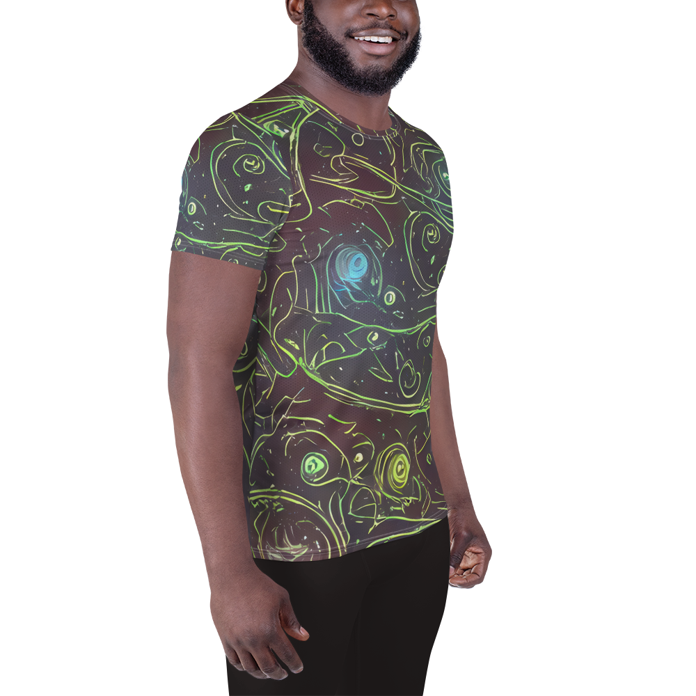 Men's Athletic T-Shirt - Starfield Scrolls