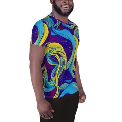 Men's Athletic T-Shirt - Stellar Swirls