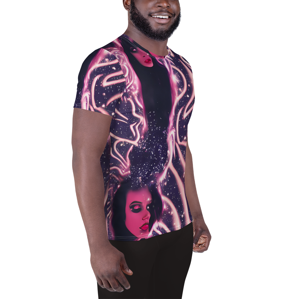 Men's Athletic T-Shirt - Stardust Siren