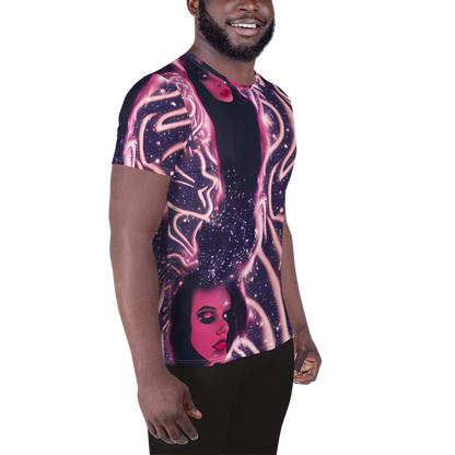 Men's Athletic T-Shirt - Stardust Siren