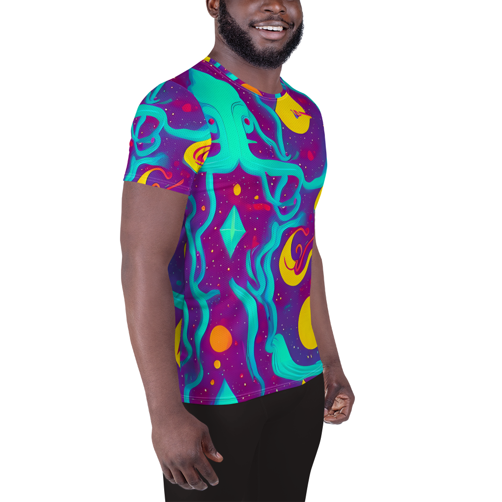 Men's Athletic T-Shirt - Cosmic Current