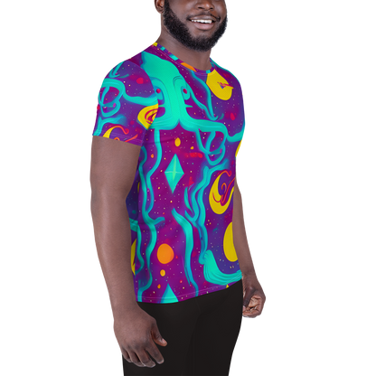 Men's Athletic T-Shirt - Cosmic Current