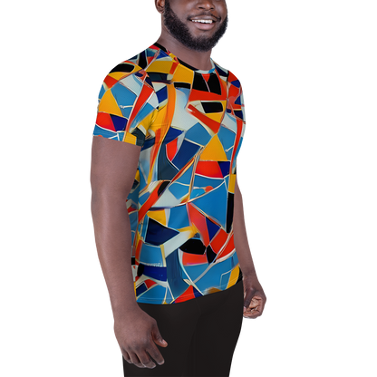 Men's Athletic T-Shirt - Abstract Mingle