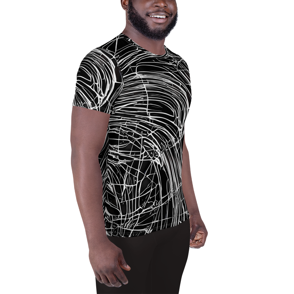 Men's Athletic T-Shirt - Biomech Spiral