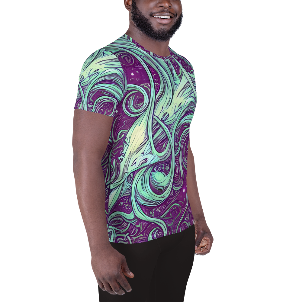 Men's Athletic T-Shirt - Temple Swirls