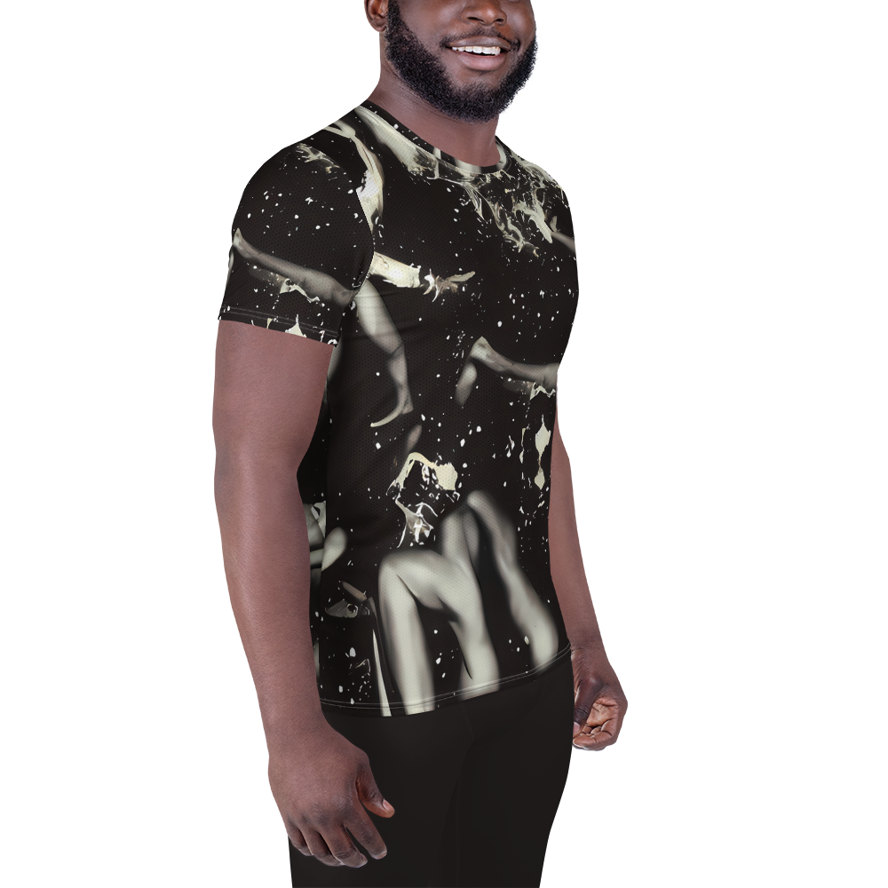 Men's Athletic T-Shirt - Newton's Silhouette