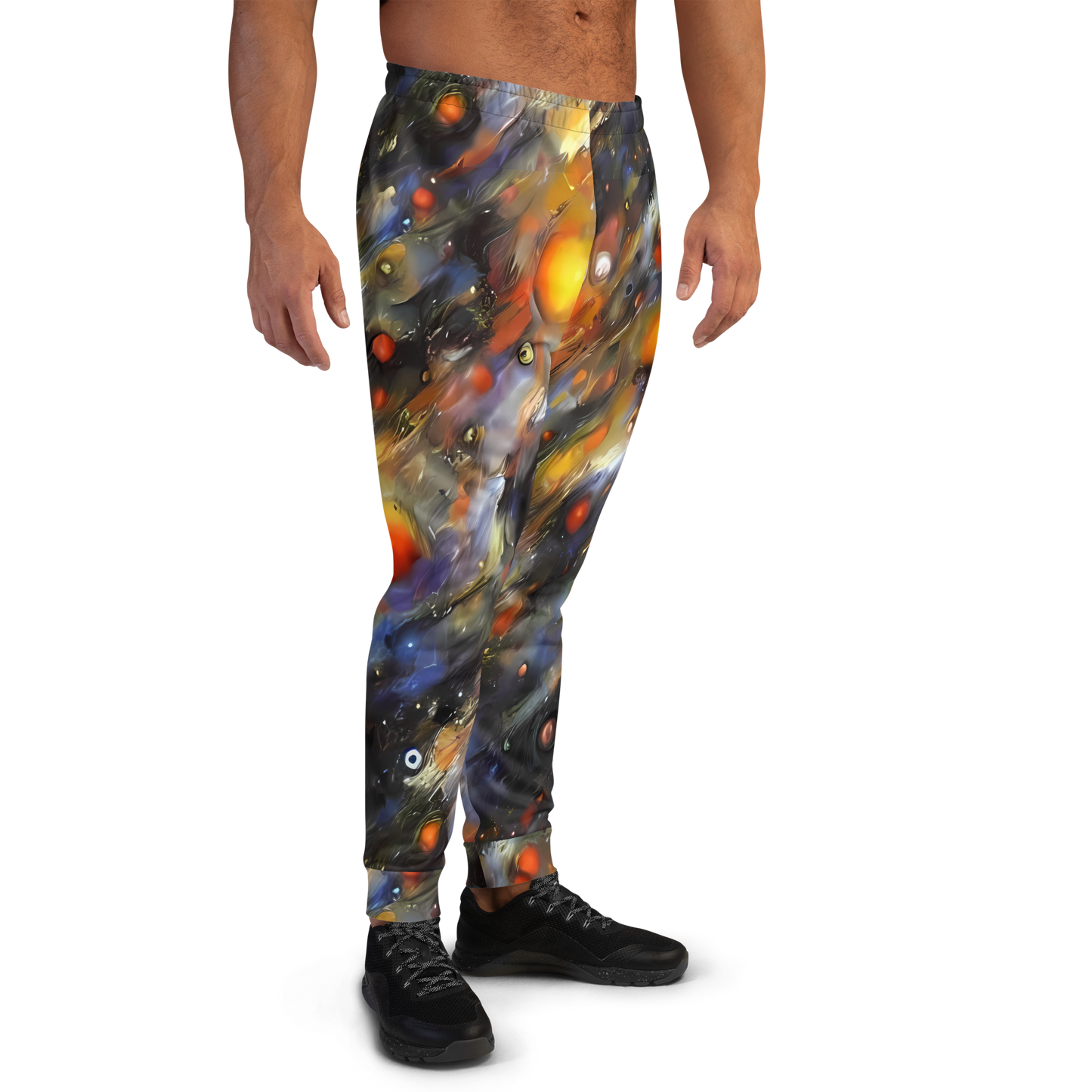 Men’s Joggers - Brushstroke Blaze