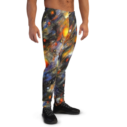 Men’s Joggers - Brushstroke Blaze