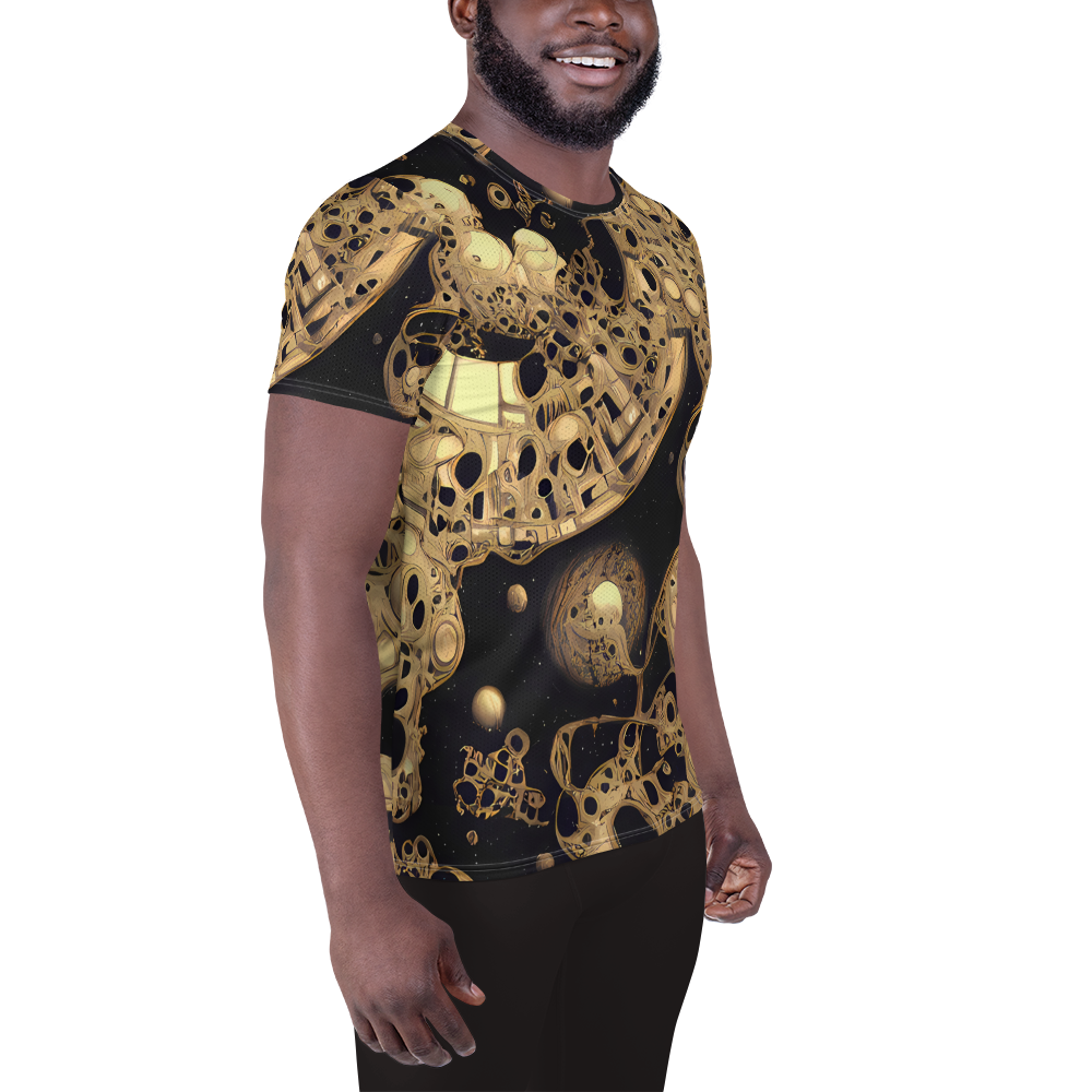 Men's Athletic T-Shirt - Baroque Orbit