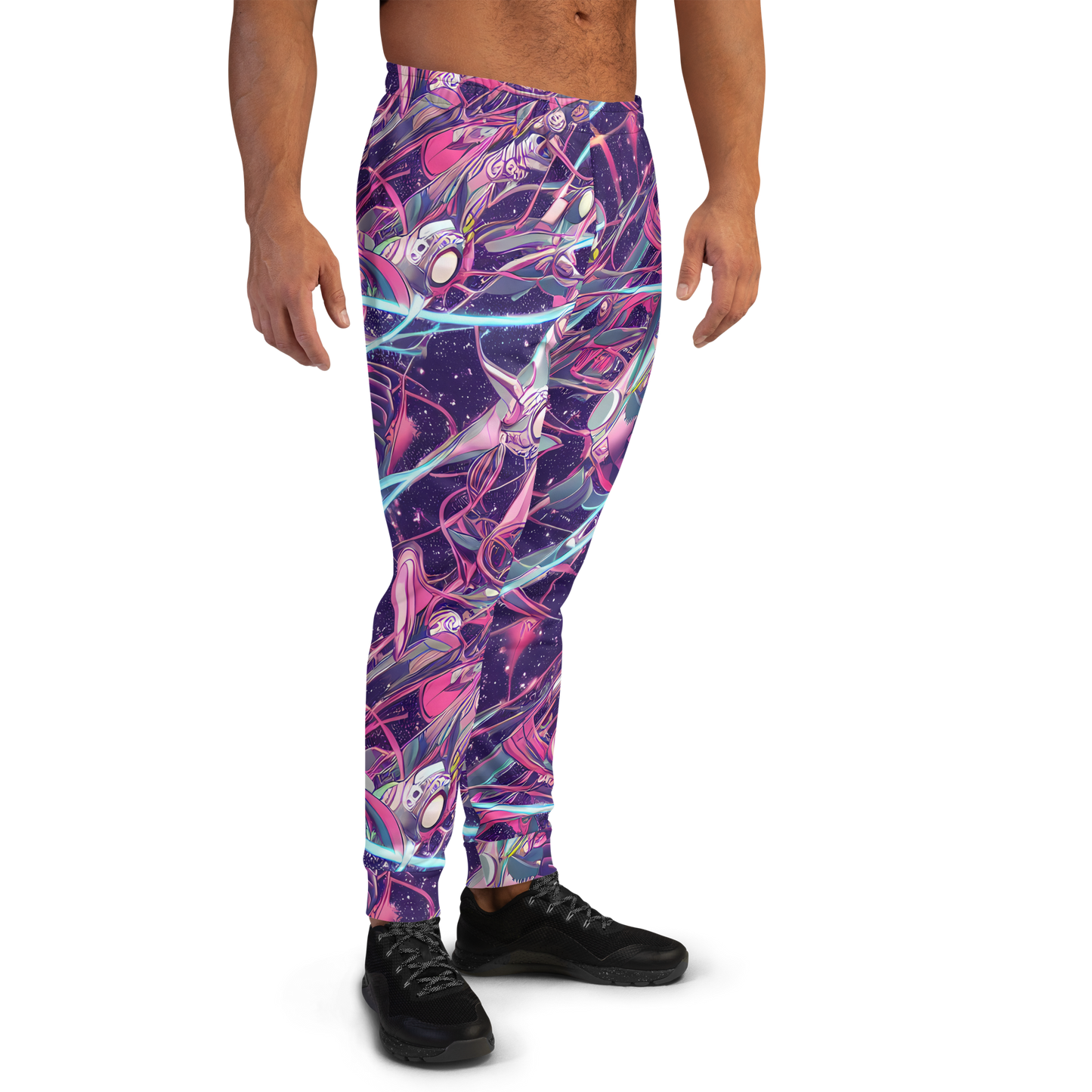 Men’s Joggers - Neo-Tokyo Twirl