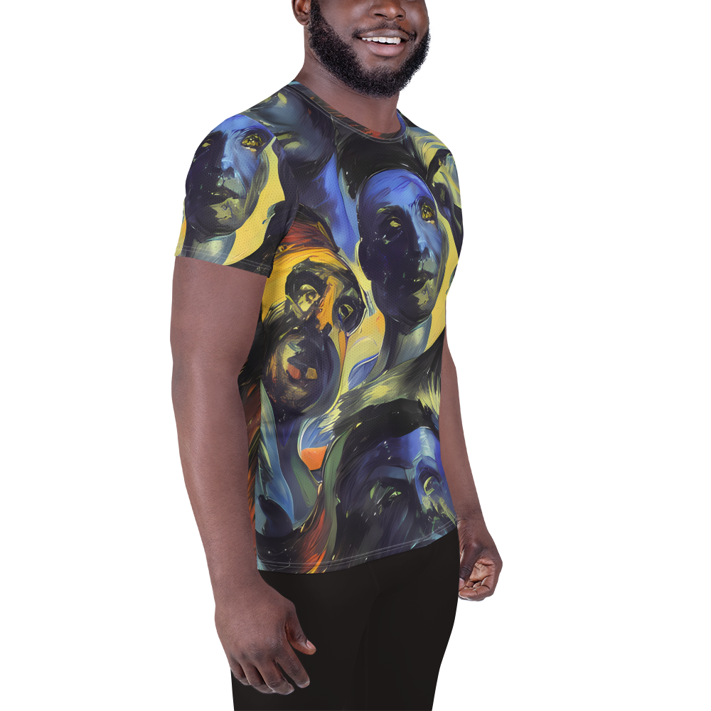 Men's Athletic T-Shirt - Cosmic Visages